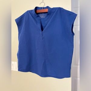 Figs Rafaela top electric blue